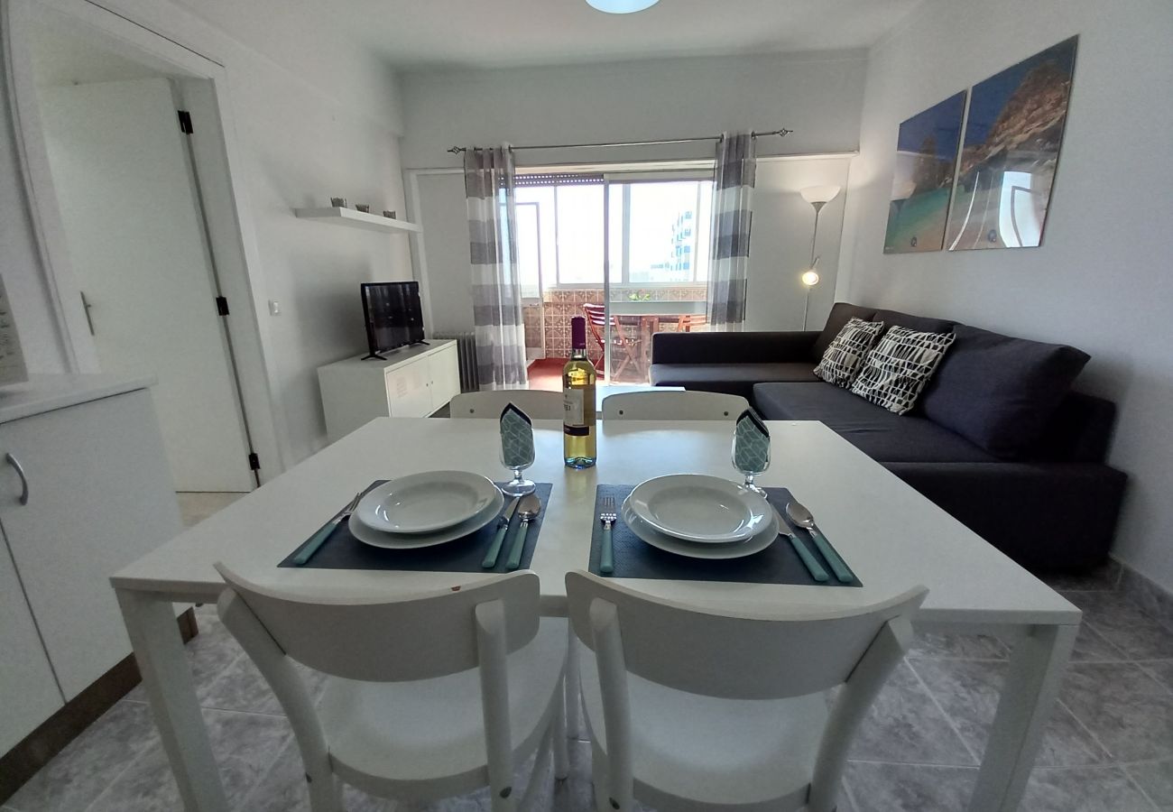Apartamento em Quarteira - T1 Torre Azul 11 VISTA MAR FABULOSO PÔR DO SOL WI-