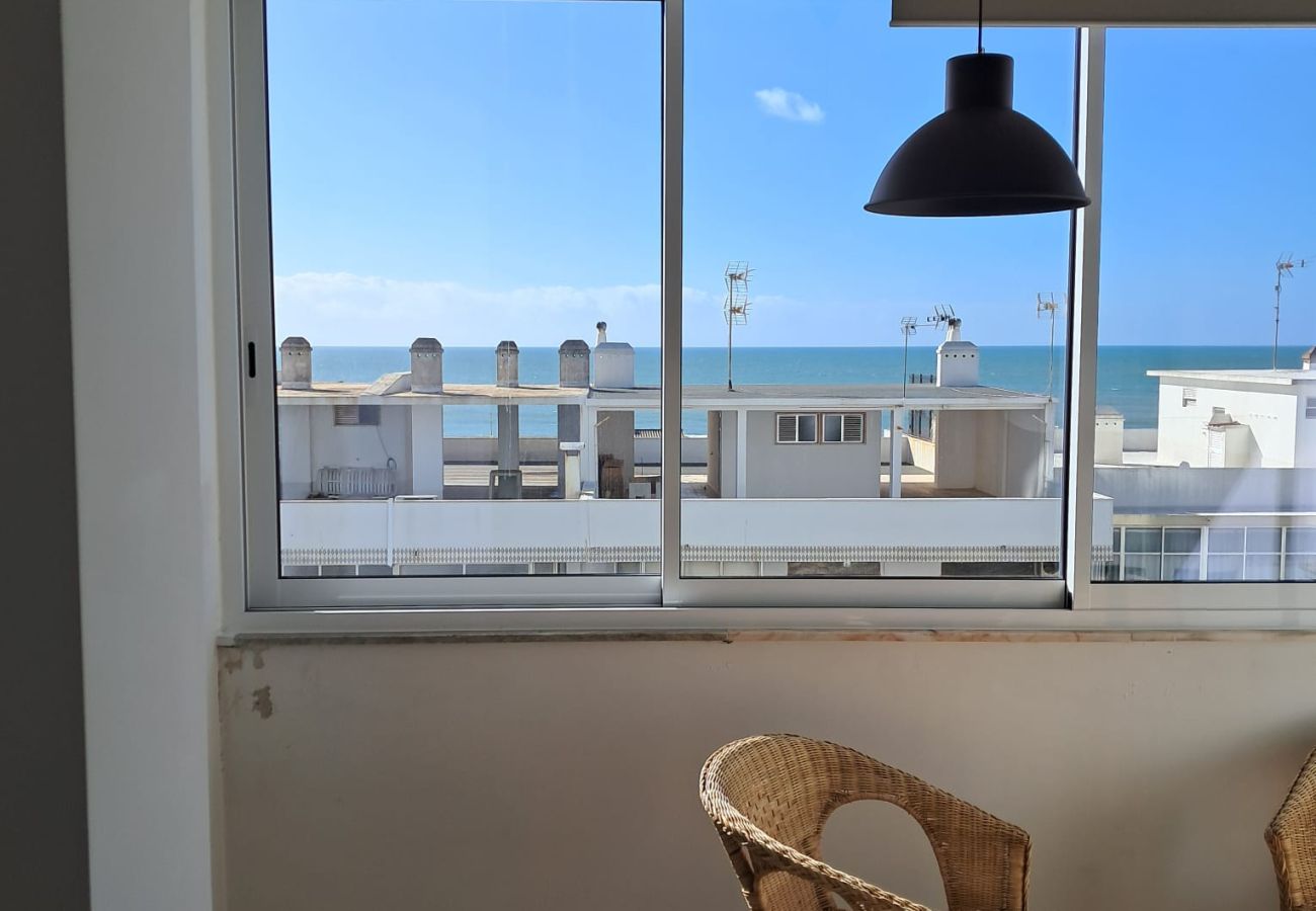 Apartamento em Quarteira - T1 Mira Praia 7C AC, VISTA MAR WI-FI 4 PESSOA