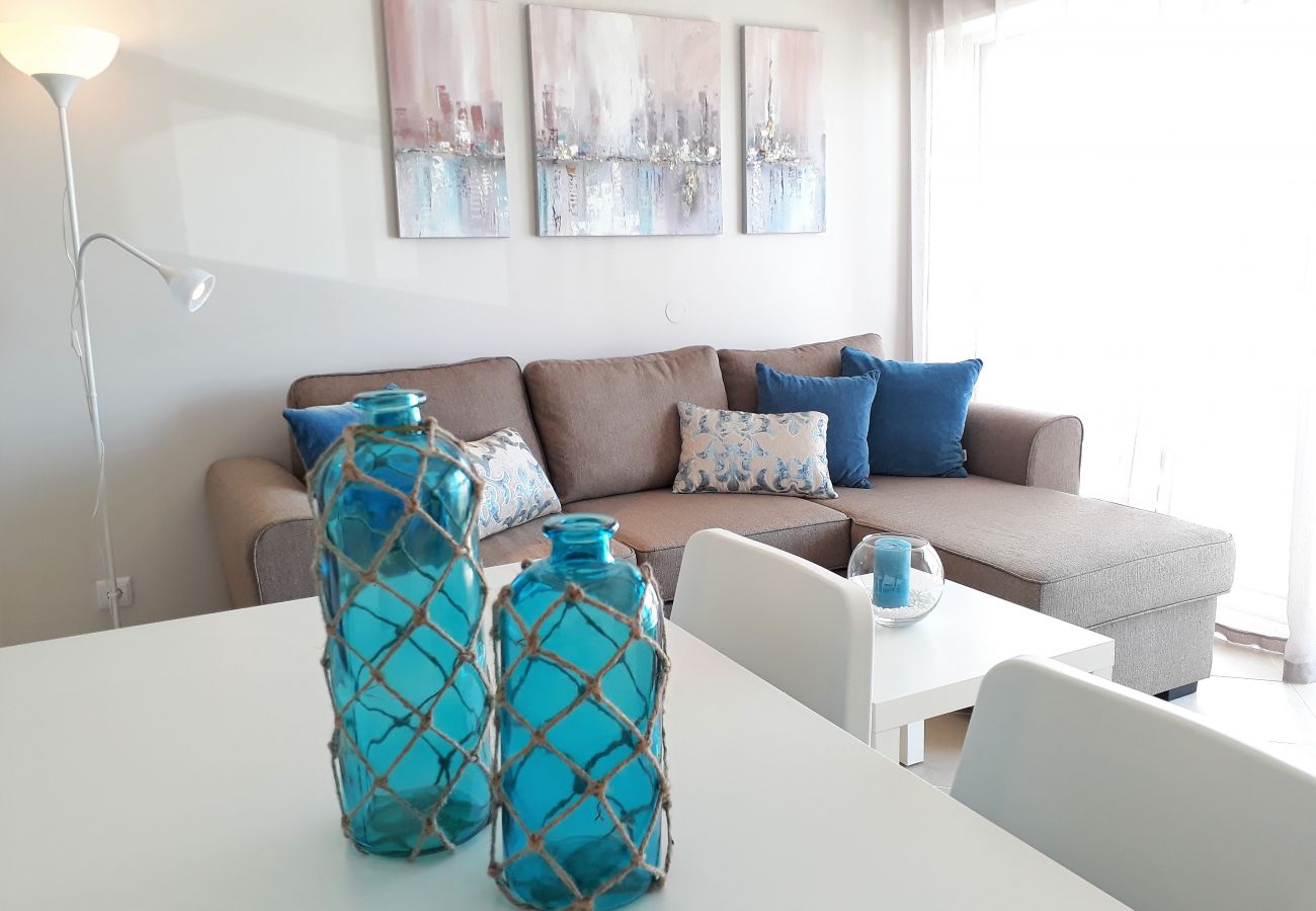 Apartamento em Quarteira - T1 Praiamar FRENTE MAR A/C ESTACIONAMENTO WIFI