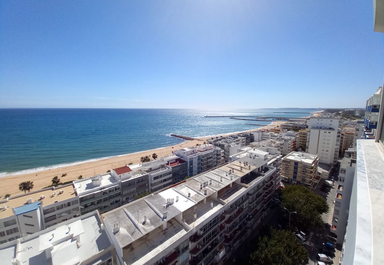 Apartment in Quarteira - T1 T20 14D A/C VISTA  MAR FANTÁSTICA 80M PRAIA 4 P