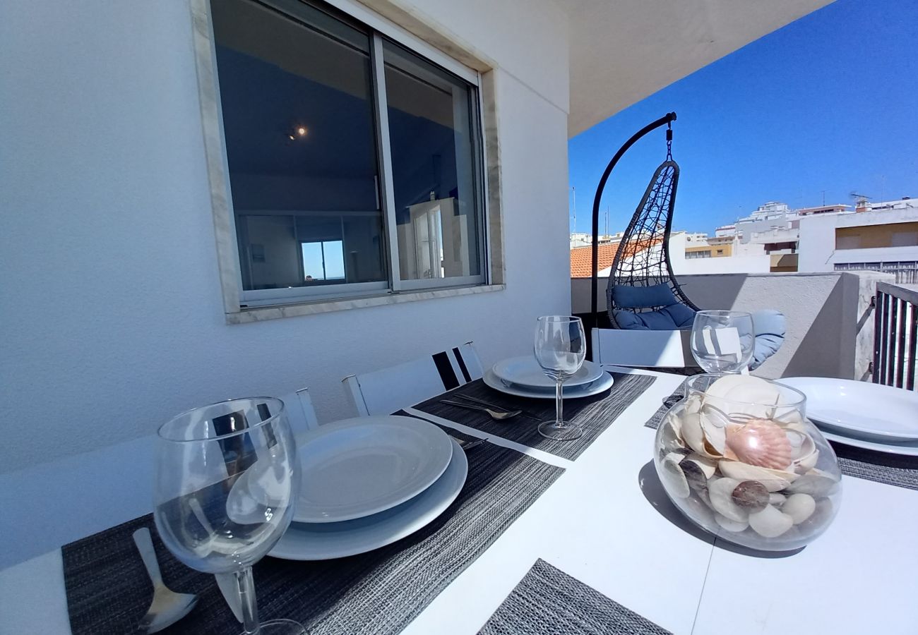 Appartement à Quarteira - T2 Gaveto 3ºpiso Vista Mar&Frente Praia